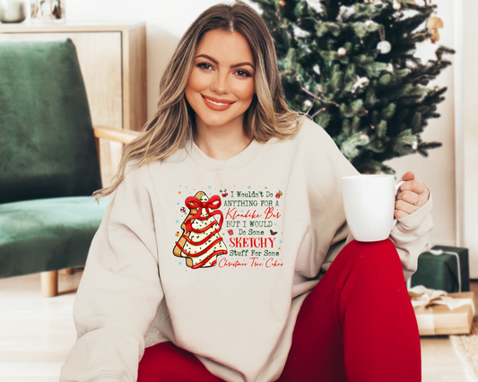 Christmas Tree Cake DTF Transfer