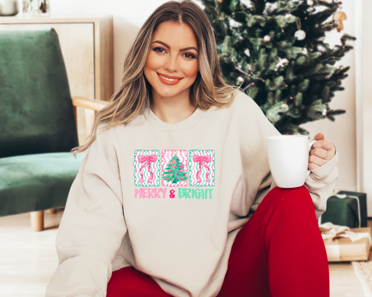 Merry & Bright DTF Transfer