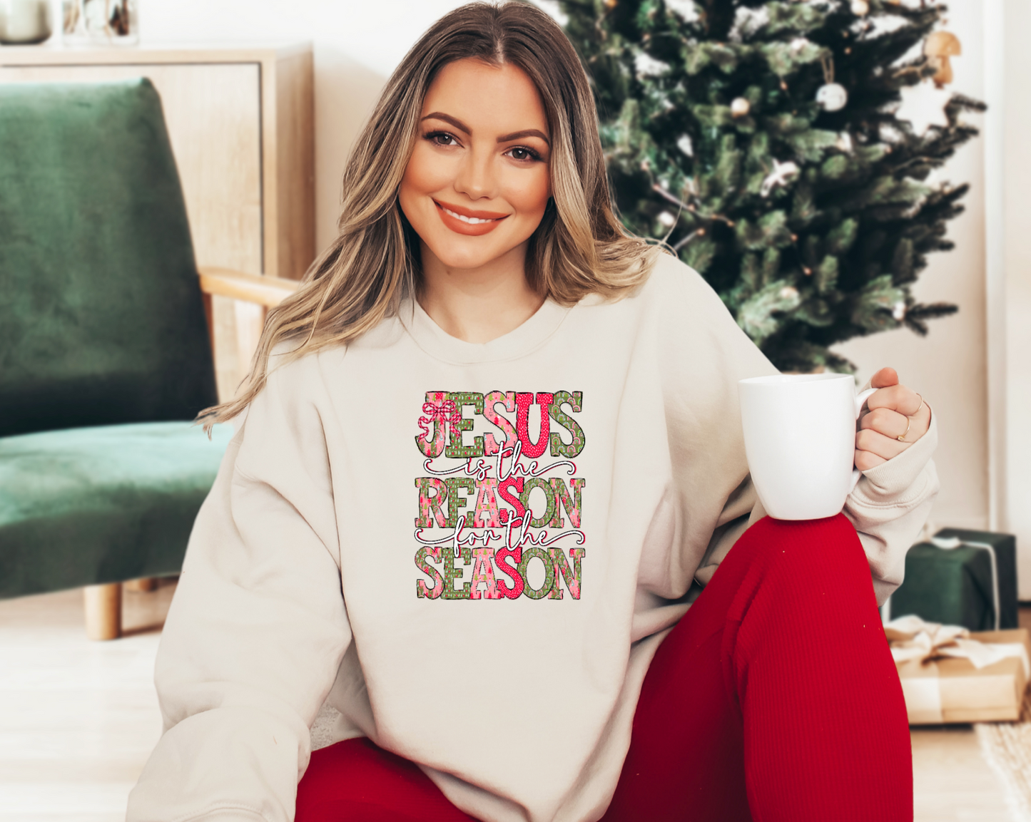 Jesus Is The Reason DTF Transfer