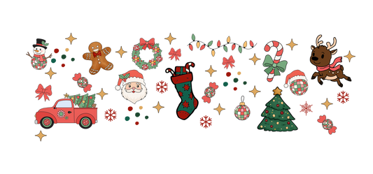 Merry Merry Merry 40 oz Tumbler Sublimation Transfer