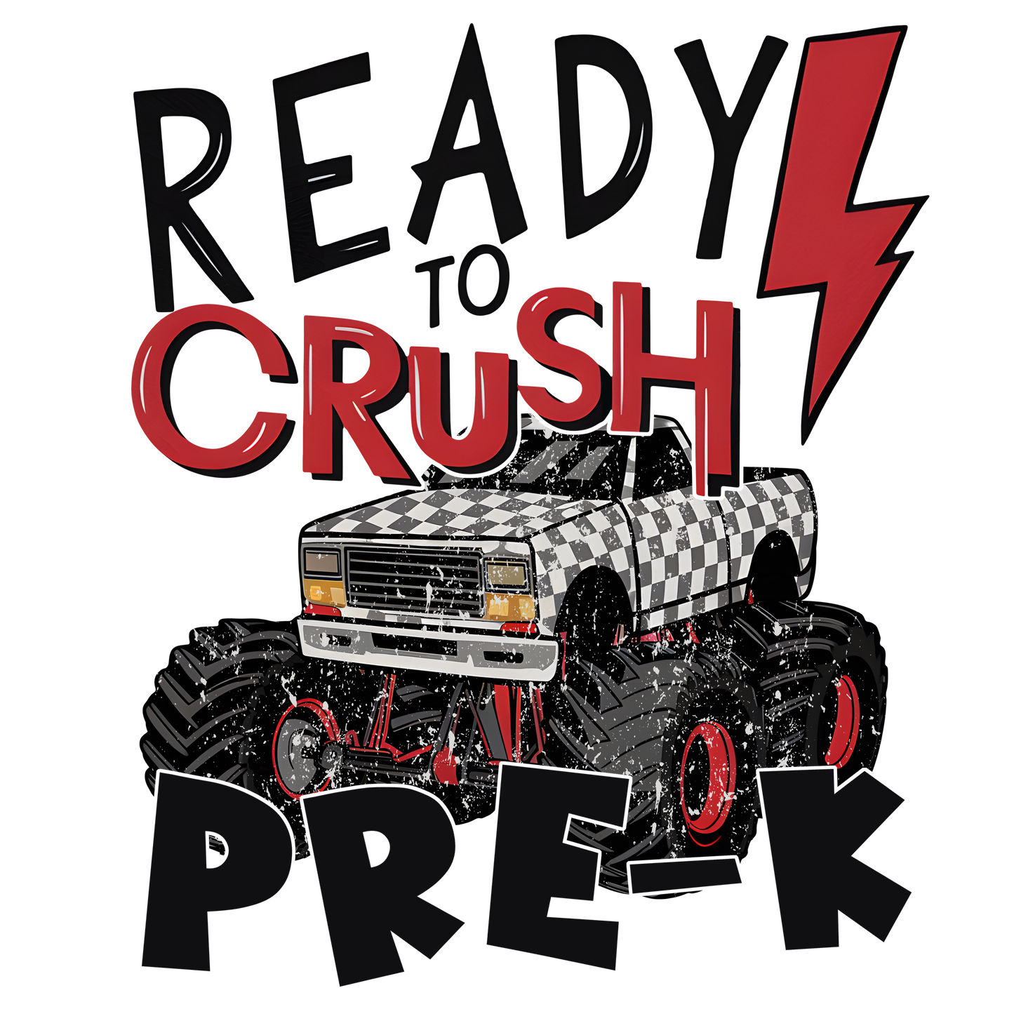 Back to School Ready to Crush Kids DTF Transfer