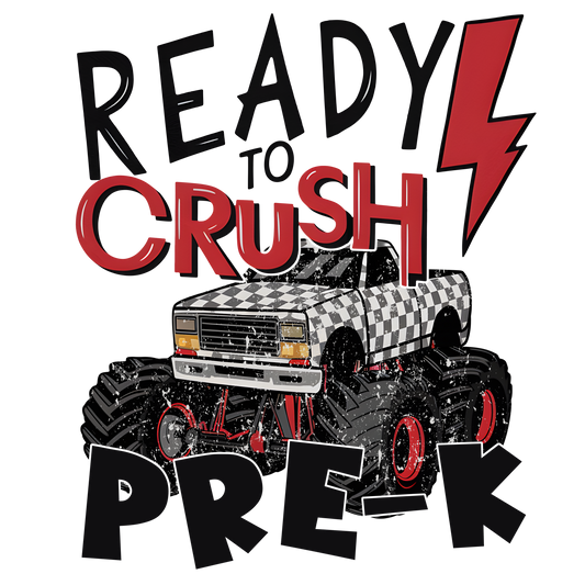 Back to School Ready to Crush Kids DTF Transfer