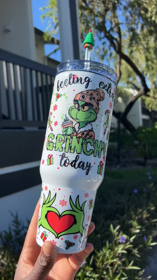 Feeling Extra Grinchy 40 oz Tumbler